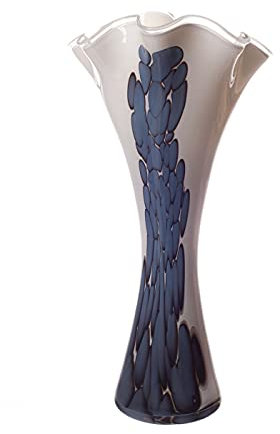 Tall Vase in Pebble Blue (h40cm)
