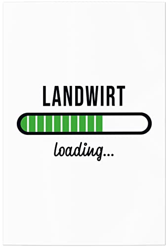 JUNIWORDS Poster, Landwirt Loading, 20 x 30 cm