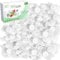Fancyou Disposable Compressed Towels 100 PCS, Thicken Face Towel, Mini Travel Wipes Cotton Cloths Portable Hand Coin Pocket Size Tissues for Home, Camping Essentials UK,Other Outdoor Activities(White)