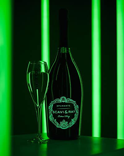 Scavi & Ray Luminoso Prosecco 0,75L (11% Vol) Spumante extra dry mit Beleuchtung - [Enthält Sulfite]