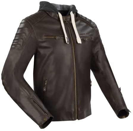 SEGURA, Herren Motorradjacke Challenger brown, M