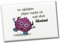 Freches Monster in pink Souvenir Souvenir Magnet mit lustigem Spruch Im nächsten Laben Mache ich was ohne Idioten! Hingucker am Kühlschrank für Kinder, Freunde und Kollegen