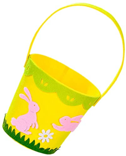 jojofuny Eierkorb -Tragetasche Osterhasen-Körbe - -Eierbeutel Stoff-Eierkorb Geschenkkorb Für Kinder Runder Aufbewahrungskorb Kinderdekor Körbe Für Osterkörbe Blumenkorb