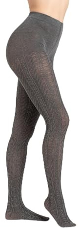 s.Oliver Damen Strumpfhose Cable Stitch 1er Pack
