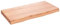vidaXL Waschtischplatte, Multifunktional Arbeitsplatte mit Naturkante, Waschtischkonsole Tischplatte für Badezimmer, Holzplatte Platte, Hellbraun 80x40x(2-6) cm Massivholz Behandelt