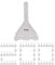 Deuvuo 200 Pcs 3mm Tile Spacer, Revolutionary 3mm Screws Tile Levelling System, Tile Installation Tool for Stones and Floors
