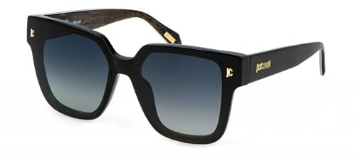 Just Cavalli Damen Sjc089 Sonnenbrille, schwarz (Shiny Black), 65