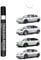 TOPABYTE Ausbesserungslackstift für Tesla Model Y/X/S/3 Highland Karosserielack-Reparaturset, zum Löschen von Kratzern im Auto, Reparaturstift für Tesla Besitzer (Pearl White Multi-coat)-PPSW