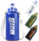 Wenlim 1.8l Gourde Isotherme Inox avec Paille 1.8 litres Bouteille Isotherme Gourde Metal Bouteille Acier Inoxydable pour Café, Thé (Bleu)
