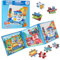 Magnet Puzzle, Kinderpuzzle, Kraftfahrzeuge Puzzle für Kinder, 48 Teile Magnetische Puzzle Für Reisen Kinder, 3-in-1 Magnetpuzzle, Lernspielzeug, Fördert Motorik+Konzentration, Reisespiele Kinder ab 3