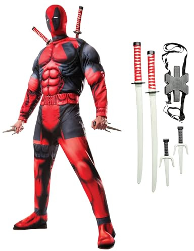 Rubies Costume officiel Marvel Deadpool Deluxe pour adulte