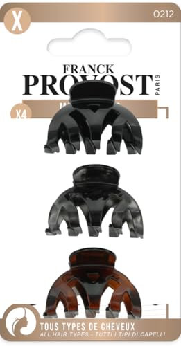 FRANCK PROVOST - Set di 3 fermagli per capelli