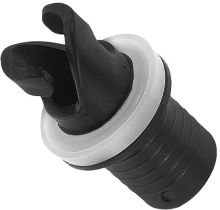 PAMINGONO Válvula De Kayak Adaptador De Adaptador De Tabla De Paddle Accesorios para Adaptador De Válvula De Aire para Canoa Adaptador para De Black El Plastico