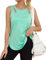 Gyabnw Tanktop Damen Sport Tank Top Fitness Sommer Oberteil Gym Sportshirt Ärmellos Yoga Shirt