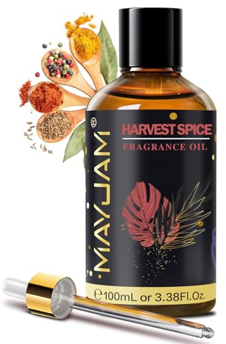 MAYJAM Gewürz Der Ernte Duftöl 100ML für ätherische Öle Diffusor | Gewürz Der Ernteö für Luftbefeuchter, DIY, Aromatherapie, Haus, Ölbrenner
