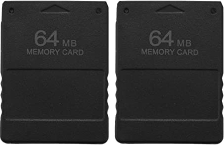 ISTOVO 2X New 64MB Memory Save Card for 2 PS2 Console Game