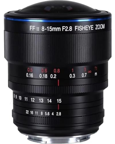 Compatible for Sony E Canon RF Nikon Z L Mount 8-15mm F/2.8 Fisheye Zoom Wide Angle Full-Frame Manual Focus Lens(Sony E-mount(FE))