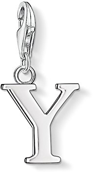 Thomas Sabo Damen-Charm Club-Anhänger Buchstabe Y 925er Sterlingsilber 0199-001-12