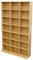 WATSONS PIGEON HOLE - 588 CD / 378 DVD Blu-ray Media Storage Shelf Unit - Beech