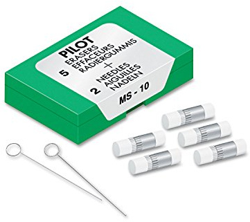 Pilot (70001) MS-10 Eraser Refill, Sold as Two Packs of Five: Total of 10 Each