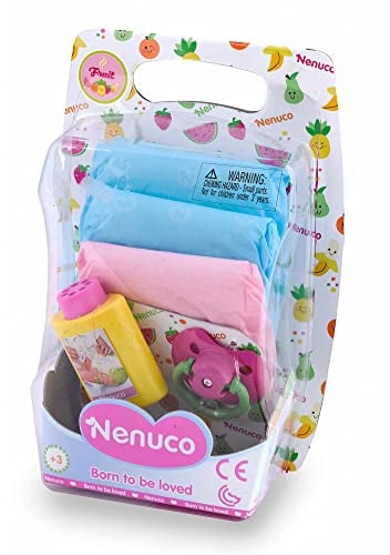 Nenuco - Couches colorées - Accessoires pour poupées (Famosa 700009027), Couleur/modèle Assortis