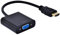 DITM® Cordon Adaptateur HDMI 1.4 vers VGA Haute qualité 0.20m Noir …
