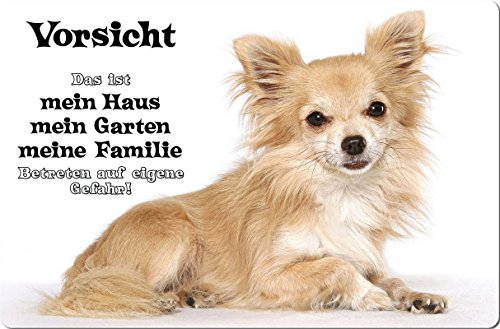 +++ CHIHUAHUA - Metall WARNSCHILD Schild Hundeschild Sign - CHI 02 T1