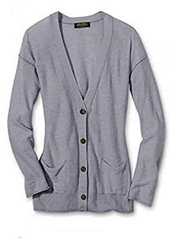 Eddie Bauer Cardigan Strickjacke Damen Flieder Gr. M