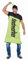 PartyXPeople Witziges Kostüm Textmarker gelb | unisex | Karneval Fasching | Robe mit Mütze | Costume Highlighter neon gelb 14232-L