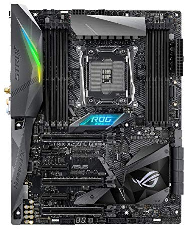 Asus 90MB0U50-M0EAY0 Motherboard ROG Strix Gaming - Intel X299 Chipset, Intel Core X-Series Processors Family on LGA 2066 Socket schwarz