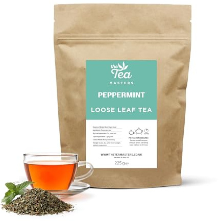 The Tea Masters Loose Leaf Tea - Peppermint (1x225g)