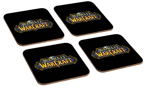 World of Warcraft Untersetzer-Set aus Holz, 4-teilig