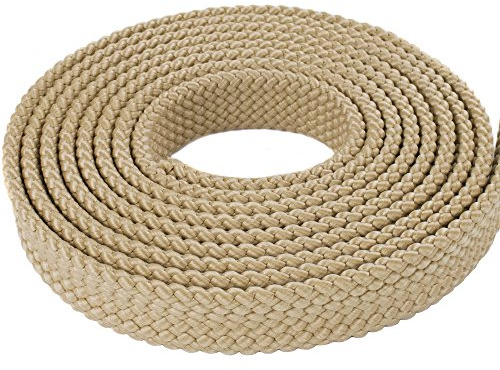 2,5 cm Polypro Corde – Plat doux creux tressé – Disponible en plusieurs couleurs 10 Feet peau