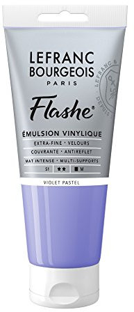 Lefranc Bourgeois Flashe Acrylique Tube 80ml Violet Pastel