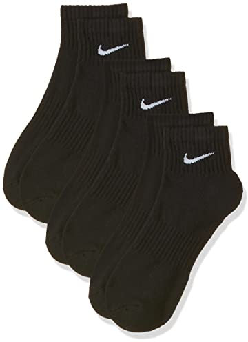 Nike Everyday Cushioned Calzini, Nero (Black/White), S Uomo