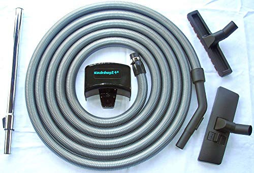 staubshop24-9,0 Meter Standard Schlauch Set für FAWAS Zentralstaubsauger geeignet, Anschluss an Saugdose 36-38mm Durchmesser