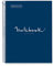 Miquelrius - Notizbuch A4 Notebook, 1 farbiger Streifen, 80 Blatt mit horizontalem Lineatur 7 mm, Papier 90 g/m² mikroperforiert mit 4 Bohrungen für 4 Ringe, Einband aus Karton, Farbe Marineblau