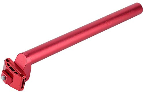 Tbest Aluminium Sattelstütze, 25,4 x 300 mm, Rot, für Mountainbike und Rennrad