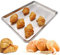 Firsmat Aluminium-Backblech, perforiert, halbe Größe, Backblech, Metall, Kochgeschirr, mittelgroß, 33 x 45,7 cm