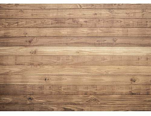 LYWYGG 8x6FT Holz Hintergrund Baby Shower Hintergründe Party Dekorationen Hintergründe Requisiten Für Studio Für Fotografen Retro Holzwand Hintergrund Stoff Nahtlos CP-176-0806 Braun