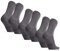 DANISH ENDURANCE Calzini Uomo Fibra di Bambù, Calze Classiche Eleganti in Bamboo, Calzini Estivi Traspiranti, 3 Paia, Grigio, 39-42