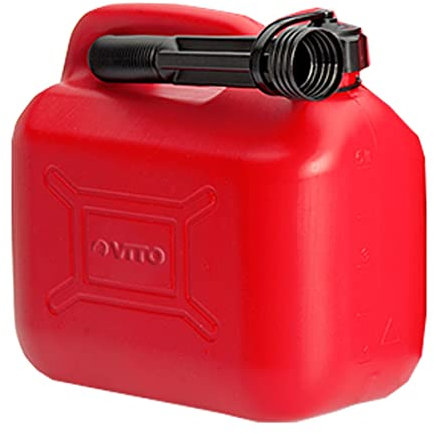 VITO - Jerrican pour Carburant Bidon Essence Diesel 10 litres Bec verseur Poignée de Transport