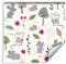 Wallepic Tapete 10m Vlies Tapete Maus Pilz Blumen Vliestapete 1000x53cm Wand Tapete Wohnzimmer Kinderzimmer Moderne Wanddeko Wand Dekoration