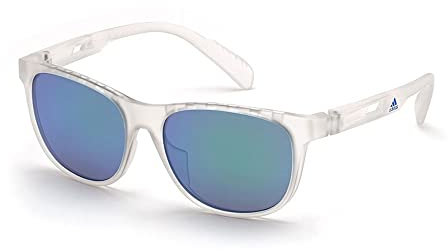 Adidas SP0022@5526C Brille, Rauchspiegel, 55 Unisex-Erwachsene, Fumo Specchiato