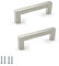 ANSIEDIO 2 Piezas Acero Inoxidable Tiradores Cocina Plata Tiradores de Muebles Tiradores de Puerta Perillas de Muebles Tiradores Armarios 96 mm