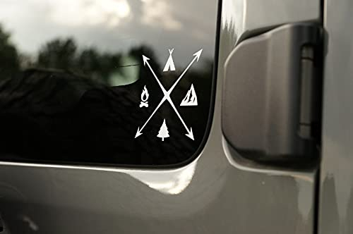 melivince Sticker Adventure Camping Natur Offroad Kompass passend für Jeep Jimny 4x4 Defender 4wd