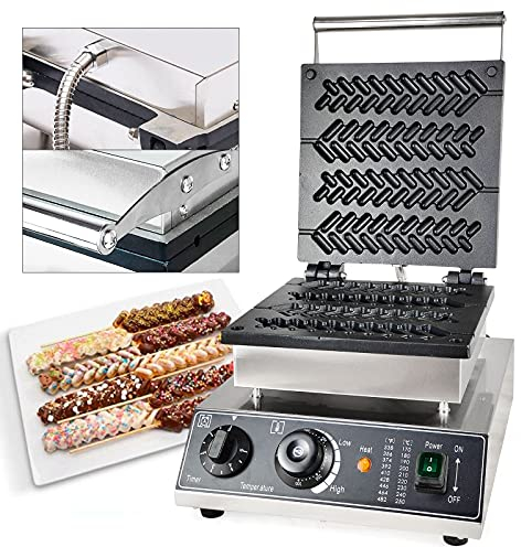 Waffle Maker 1700 Watt waffeleisen für Einstellbare Temperatur Antihaftbeschichtet & Leichte Reinigung, Signalleuchten Waffeleisen mit Einstellbarem Temperaturregler