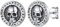 Clou Oreille Runes Runiques Argent 925 Homme Bijoux Oreille Tête de Mort Plaque Ronde Viking Boucle d'oreilles Femme Cadeau Petit Ami Bijoux Enfant Fille Garcon