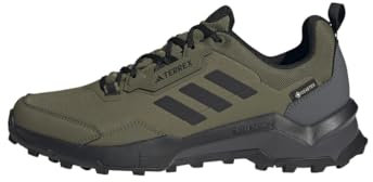 adidas Herren Terrex AX4 Gore-TEX Hiking Shoes Wanderschuhe, Focus Olive/Core Black/Grey Five, 40 EU