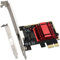 2,5 GBase-T Ethernet-Adapter - PCIe Gigabit-Netzwerkkarte mit RTL8125B-Chipsatz, RJ45-Anschluss, PXE & Wake-On-LAN, kein Disk, Low-Profile-Halterung, kompatibel mit Windows/Linux/DOS/Mac/Freebsd